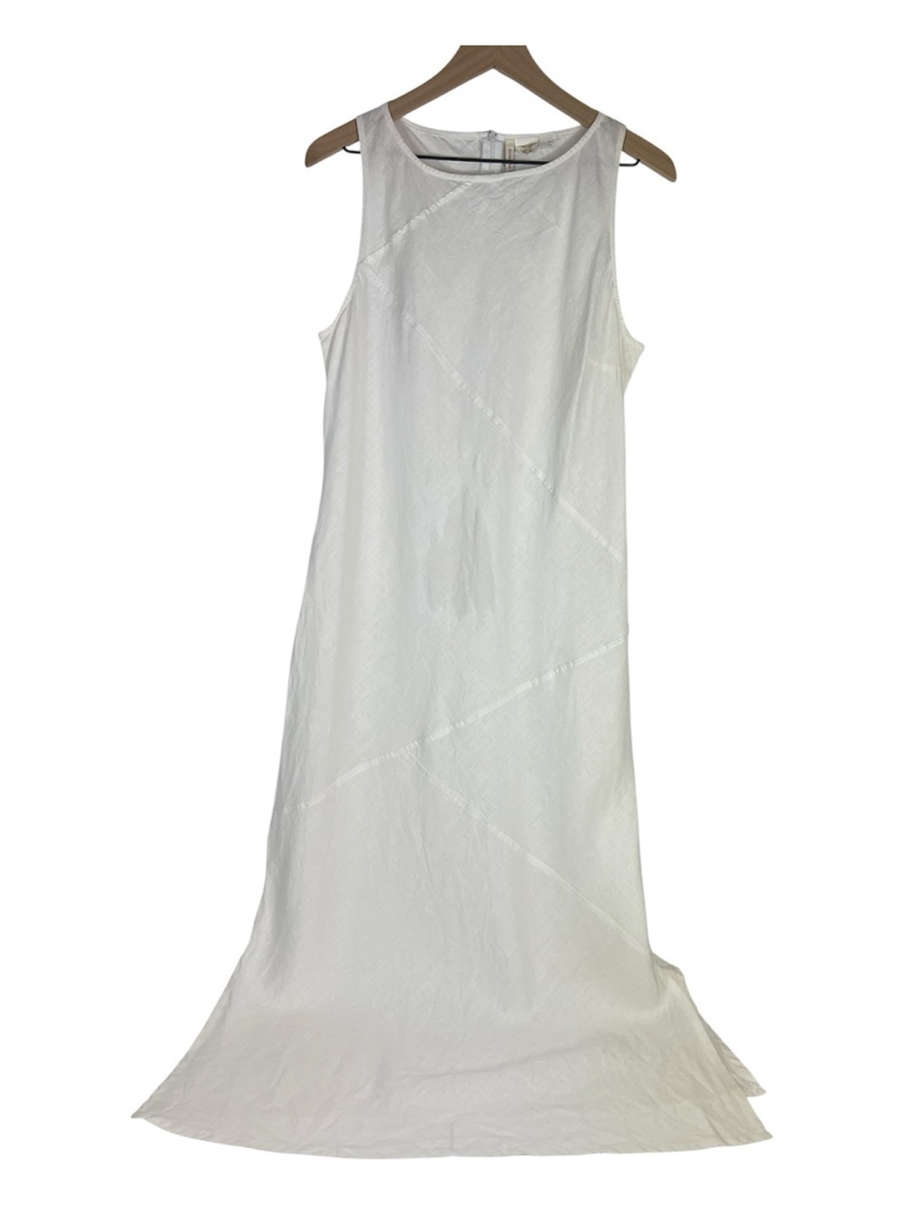 Cristina Gavioli Sz 10 Maxi Dress Flax White Sleeveless